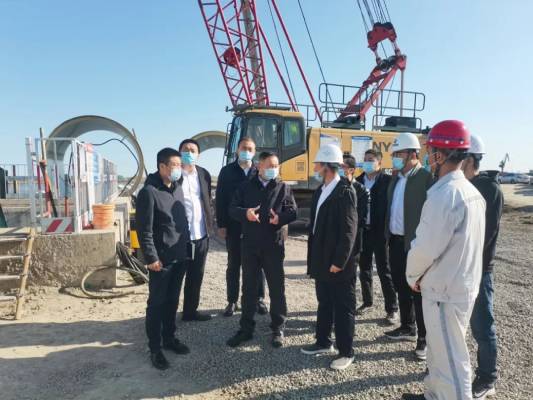 王宝辉董事长调研督导集团在建重点项目及疫情防控工作情况
