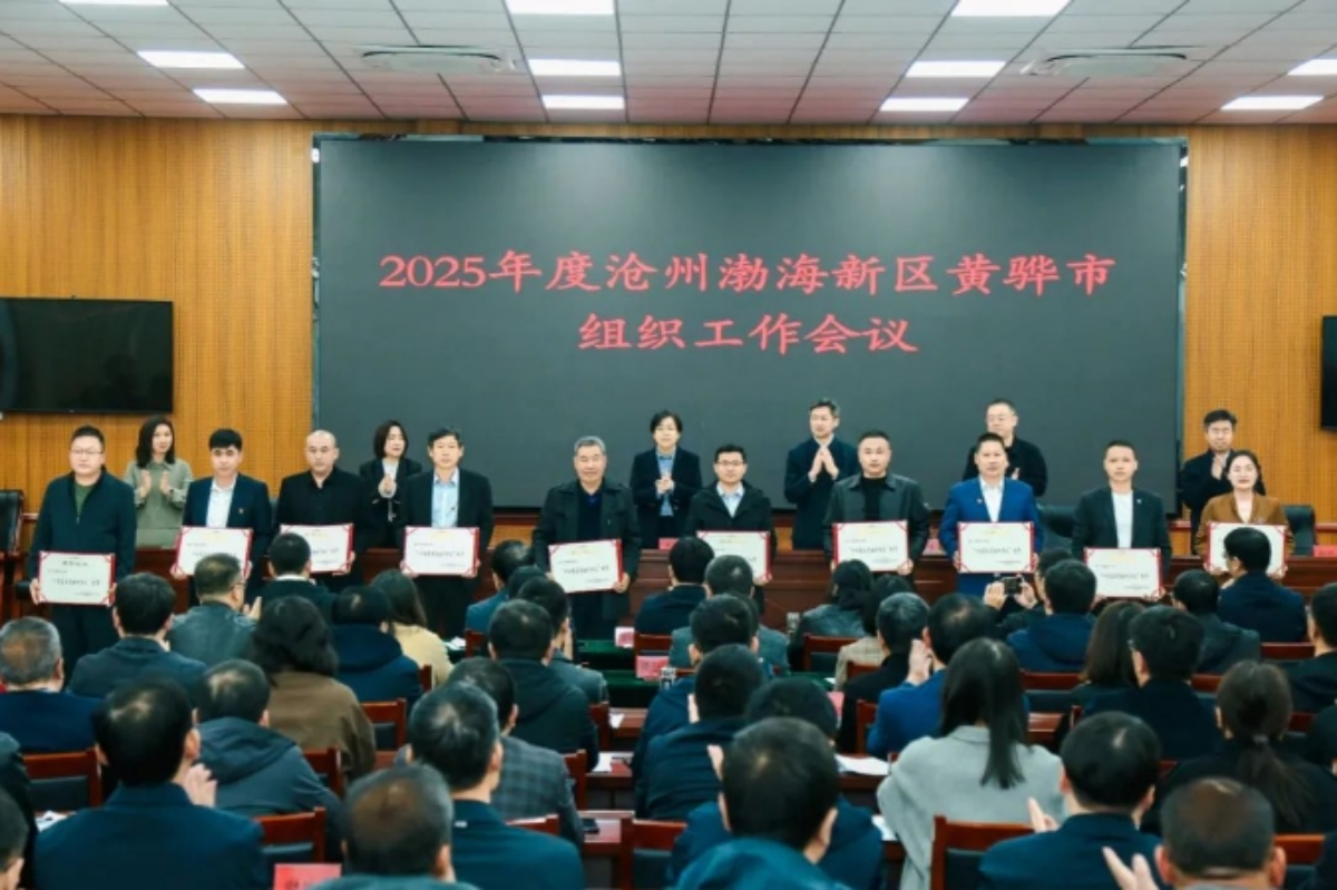 2025年度沧州渤海新区黄骅市组织工作会议召开