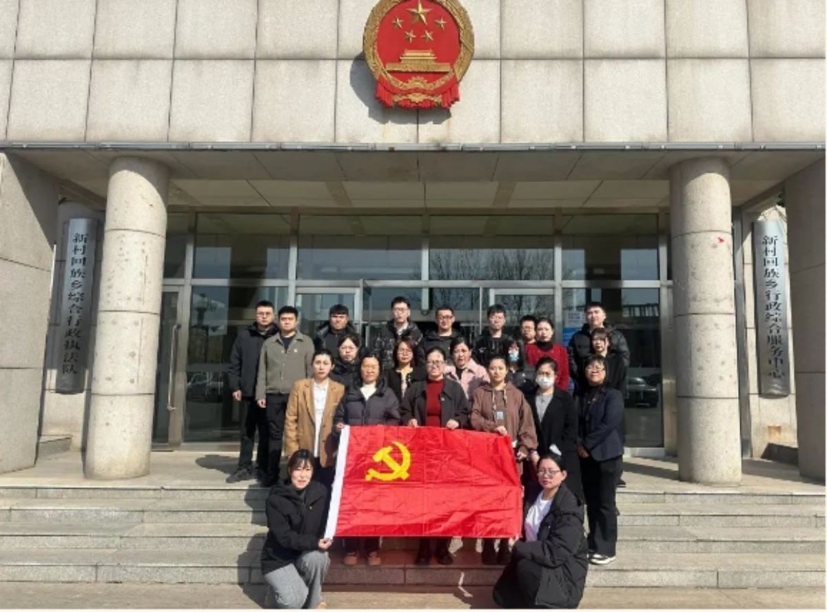 弘扬雷锋精神 争做时代先锋丨集团第三党支部、团委联合新村回族乡党委组织开展学雷锋主题活动